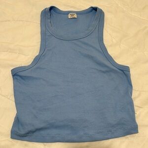 Aritzia Sunday best ribbed halter tank top